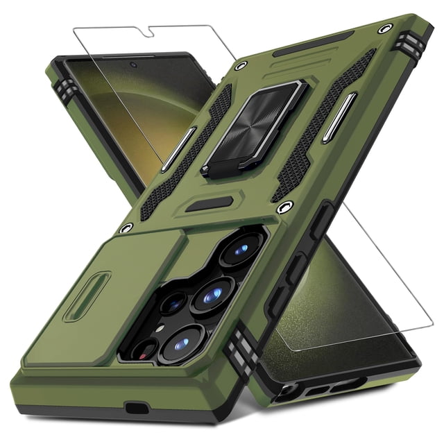 Funda de teléfono DEERLAMN para Samsung Galaxy S25 Ultra con pantalla