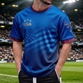 thumbnail image 2 of NordicNest Casual 250th Anniversary USA Tee – Men’s Soccer Jersey Style Shirt, Game Day Top for 4th of July 2026, 2 of 4