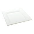 thumbnail image 3 of Pulp Tek Square White Sugarcane / Bagasse Large Plate - 10 1/4" x 10 1/4" x 1/2" - 100 count box, 3 of 4