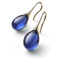 thumbnail image 1 of Bamboohart Earrings Geometric Waterdrop Design Piercing Earring Lightweight Alloy Material Aretes De Mujer Style3, 1 of 2