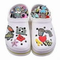 thumbnail image 2 of 100pcs Shoe Charms for Croc Bubble Slides Sandals Clogs Charms - Decorate Your Shoes with Fun and Colorful Charms!, 2 of 2
