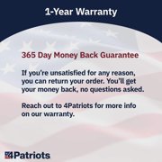 4Patriots Patriot Power Generator 1200 Silent, Fume-Free Solar Generator for Reliable Backup Power