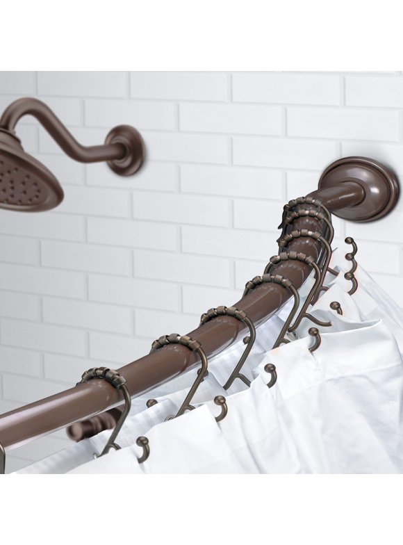 Curved Shower Rods in Bath