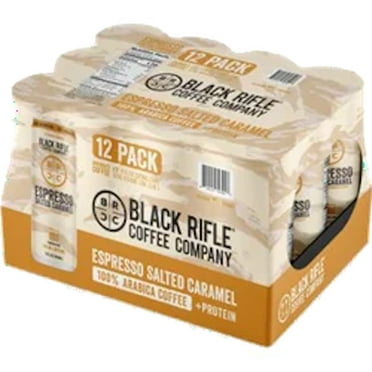 Black Rifle Coffee Company Ready-To-Drink, Iced Espresso Salted Caramel, 11oz, Can, 12 Pk
