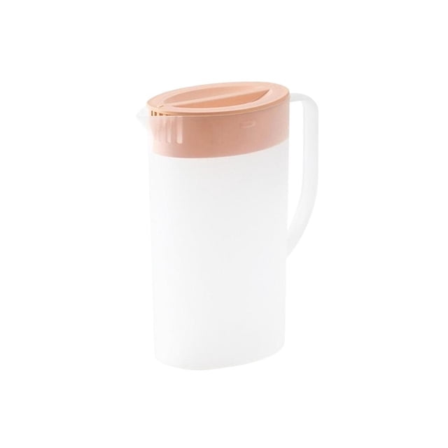 Jarra de jugo de 2L con tapa, recipiente for bebidas frías o calientes, jarra for leche y jugo