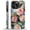 3D Stained Glass Mosaic Pink Roses, variant on Punmada Compatible with iPhone 11 Glossy Case For Girl Boy Full Body Protective Hard Shell Esthetics Pattern Cute Cartoon Doodle Style Clouds