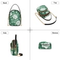 thumbnail image 3 of joogoo Women Peony Flower Chain Crossbody Bags Shoulder Handbag Phone Purse, 3 of 5