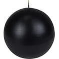 thumbnail image 1 of Zest Candle 2-Piece Ball Candles, 4-Inch, Black, 1 of 7