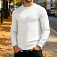 thumbnail image 2 of Vetsdori Knit Shirts for Men Sport Long Sleeve Pullover Comfy Winter Crew Neck Plain Mens Tops Casual, 2 of 6