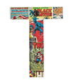 thumbnail image 5 of Marvel Superhero Retro Comics Wooden Letter 'T' with Hooks, 5 of 8