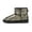 BLACK/METAL, variant on BURUDANI Women's Winter Warm Snow Boots Classic Slip On Ankle Snow Boots DSB214 CAMEL Size 12