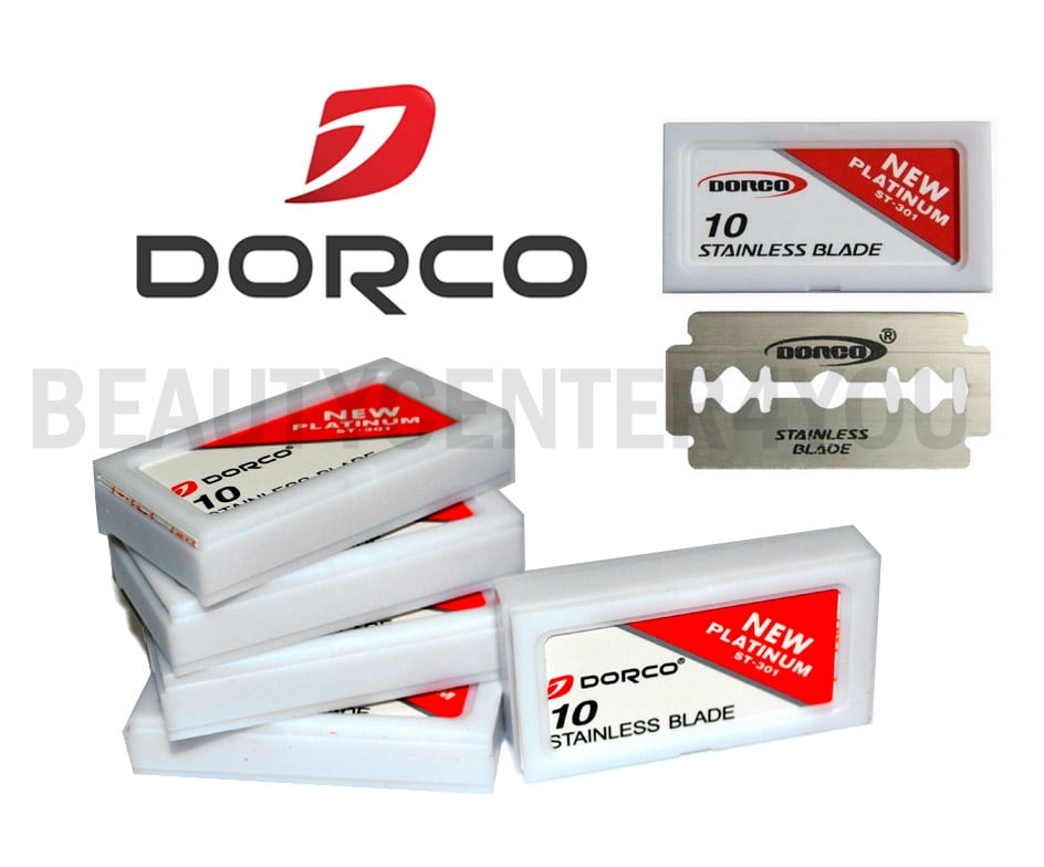 Dorco ST301 Platinum Extra Double Edge Razor Blades 50 Ct