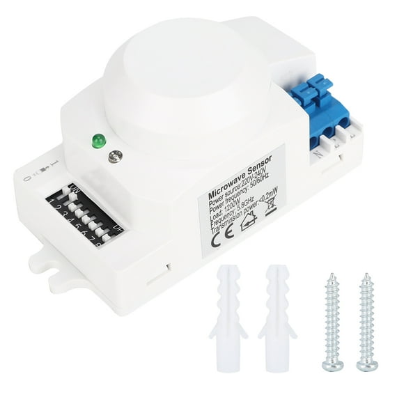 Motion Detector Switch,SK-600 360° Microwave Radar Motion Light Switch Microwave Radar Sensor Leading Edge Technology