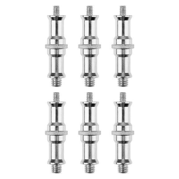 MEIBUTYUP 6pcs Light Stand Spigot Aluminum Alloy Screw Adapter for Photography Needs