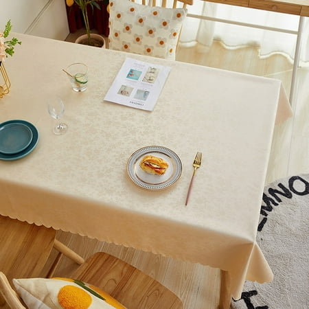 

Waterproof Table cloth Rectangle Heavy Duty Wipeable Cover for Kitchen&Garden