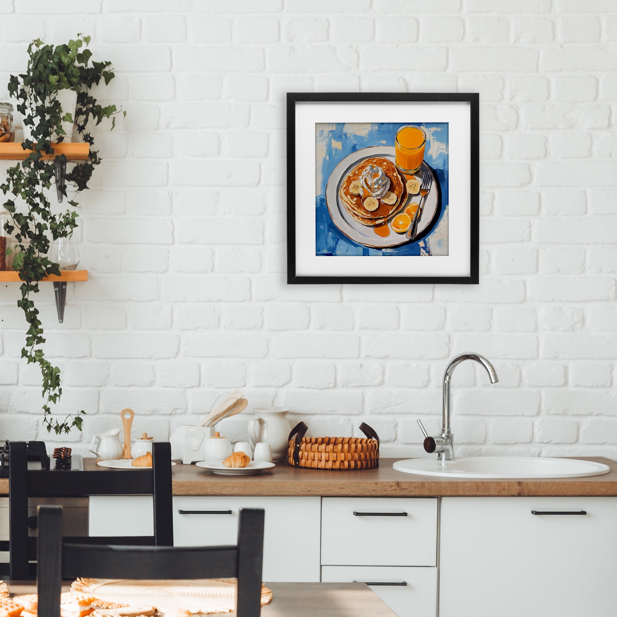 Stupell Industries Banana Bliss Sunshine Black Framed Print Under Glass, design by Tina LeCour
