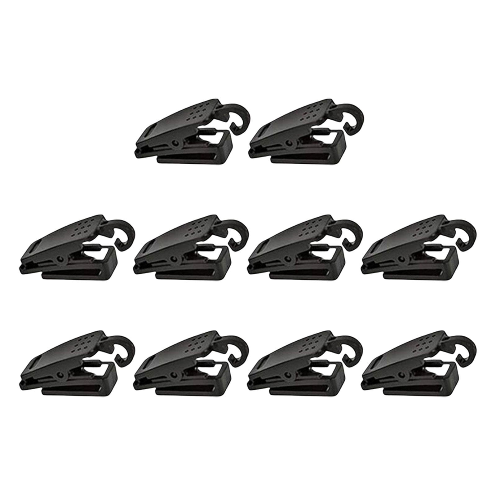 Baoblaze 5x10Pcs Helmet Clip Holder Hook for Sports Skateboard Cycling