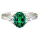 thumbnail image 1 of Minnieouse Anillo de apertura para mujer, anillos de decoración de circón geométrico de Metal de cobre, decoraciones de mano ajustables, Ropa, zapatos y accesorios Miscelánea Verde, 1 of 6