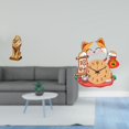 thumbnail image 2 of Majestuosa escultura felina de reloj, ideal para decorar el hogar o la oficina. Adorno coleccionable único y reloj de pared silencioso para la cocina, 2 of 8