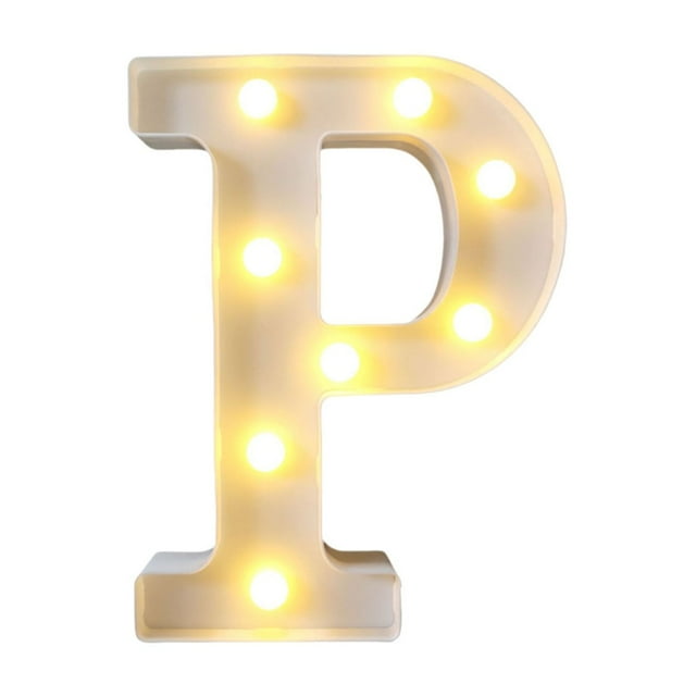 Matoen Letters Lights Alphabet Lamp LED Letter Lighting Letter Light Illuminated Letters Night Lights Decoration For Birthday Party Wedding Children’s Room
