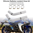 thumbnail image 1 of Silicone Radiator coolant Hose For Yamaha MT-03 MT-25 YZF R3 R25 2015-2024 White, 1 of 10