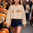thumbnail image 2 of Yuncity Kids Halloween Sweatshirt Boys Girls Halloween Graphic Long Sleeve Tees Fall Casual Outdoor Activities Tops Size 4-5 Years, 2 of 4