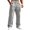 202#Light Gray, variant on Men's Corduroy Utility Pants Relaxed Fit Pockets Casual Outdoor Cargo Trousers Travel Workwear