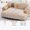 Brown, variant on 2025 New Pet Sofa Bed, Breathable Cooling Cat/Dog Bed with Latex, 2 Sizes (M/L) & 2 Colors, All - Season Use