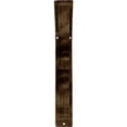 thumbnail image 2 of Ekena Millwork 2"W x 10"D x 12"H Bradford Wrought Iron Bracket, (Triple center brace), Antiqued Brass, 2 of 10