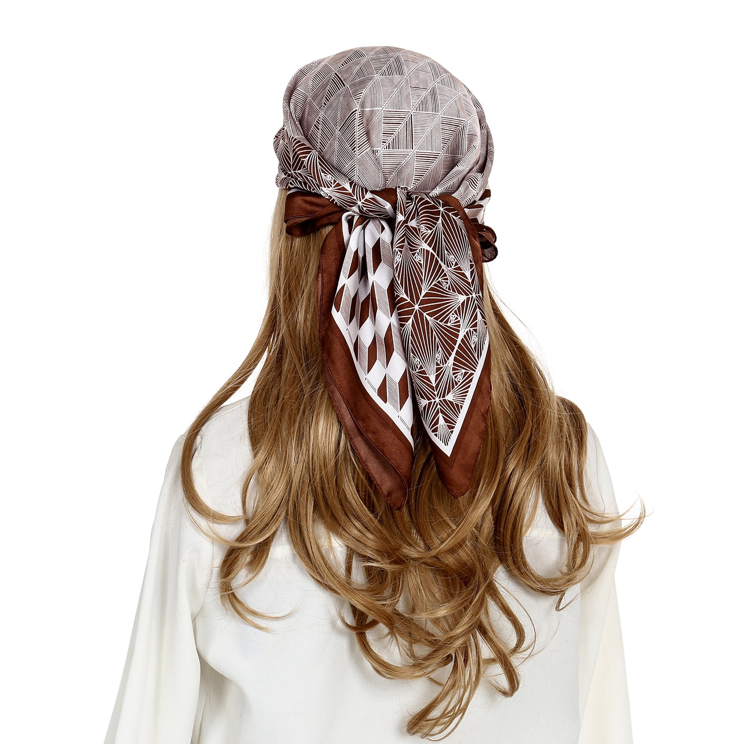 Reef Bark Long Silk Scarf for Hair