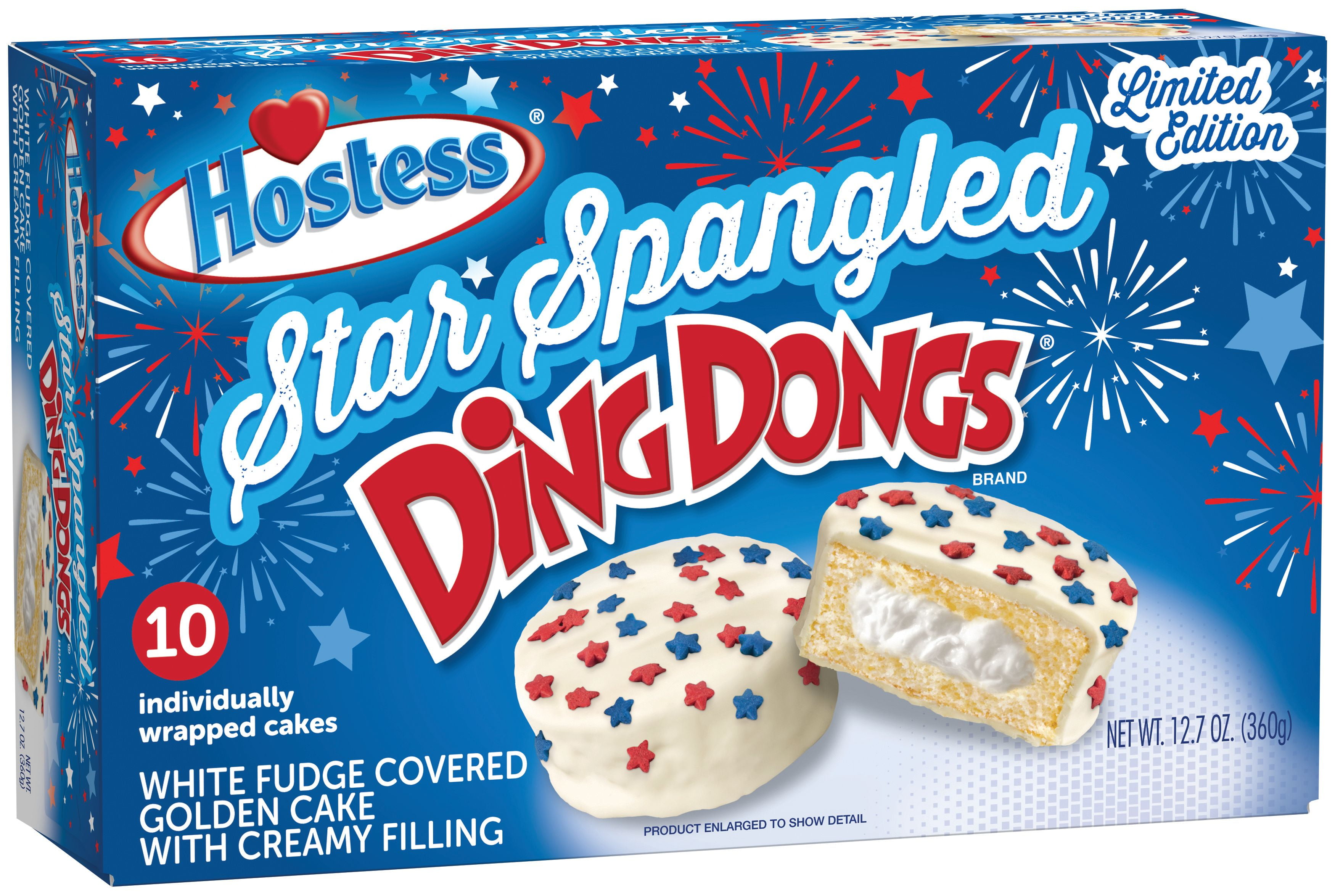 Hostess Star Spangled Ding Dong 12 7 Oz 10 Count Brickseek