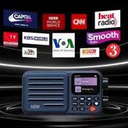Choyong A8W Internet Radio Portable Smart Speaker, WiFi/4G, FM, TF Card, Navy Blue