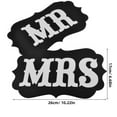 thumbnail image 2 of Worgeous 3pcs Pair of Mr and Mrs Photo Props, Mr and Mrs Chair Signs, Wedding Decorations, Bride and Groom Signs, Photo Booth Signs, Unique Wedding Decor, 2 of 8