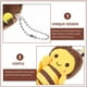 thumbnail image 4 of WORGEOUS LLavero de abeja de peluche, mochila con colgantes de abeja, colgante de abeja, adorno de llave, 10 Uds., 4 of 7