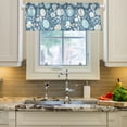 thumbnail image 2 of Yayeee Kitchen Valance Rod Pocket 54" x 18" Living Room Window Curtain, Easter Eggs, 2 of 6