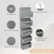 thumbnail image 3 of Hanging Wardrobe Organizer, Hanging Door Storage With 5 Compartment, Wall Storage For Bathroom, Wardrobe, Wardrobe, Child's Room, Gray, 3 of 5
