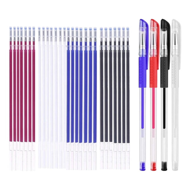 4 Couleurs Stylos avec Recharges de Marquage Effaçables pour Couture, Courtepointe et Type 2