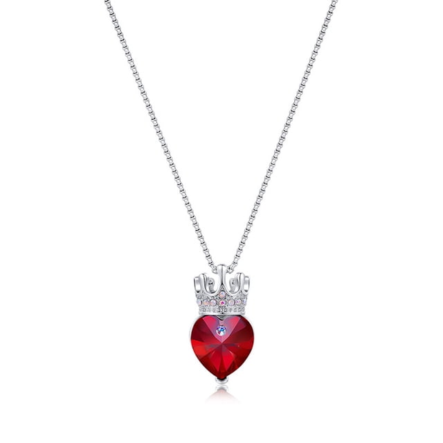 Qarigey Collar en forma de corazón de moda ajustable para niños gargantilla joyería presente colgante de circón de moda regalo de hermandad Ropa, zapatos y accesorios Miscelánea Rojo Qarigey AP010258-05