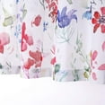 thumbnail image 4 of Watercolor Modern Floral Sheer Curtains for Living Room 84 Inch Long,Botanical Print Multi Flower Sheer Window Panels for Bedroom Rod Pocket 40" W x 84" L, 4 of 6