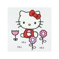 thumbnail image 5 of Sanrio Hello Kitty Women's Kitty Flower Garden Cropped Crewneck T-Shirt, 5 of 5