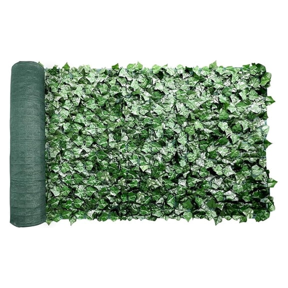4' x 10' Faux Privacy Fence Screen Cover with Mesh Artificial Leaf Vine Hedge Outdoor Decor for Outdoor Garden Backyard 1 Pack