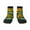 2 Black-1, variant on Sunflowers in Bucket Pattern Quarter Crew Socks,Toe Seamed Ankle Socks,Cotton Cushioned Breathable Athletic Crew Sports Socks