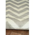 thumbnail image 4 of Elegance Chevron Ivory Area Rug 8 x 10 Transitional Style Easy Care Polypropylene, 4 of 6