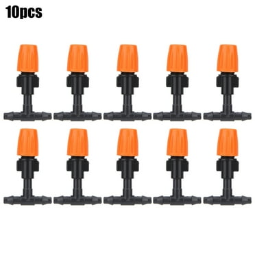 10PCS Garden Misting Set for Cooling & Irrigation Adjustable Micro Sprayer Nozzles