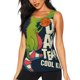 thumbnail image 1 of Balery Dinosaur Basketball Player Camiseta sin mangas estampada ligera para mujer, tops de entrenamiento sin mangas, camisetas de yoga transpirables de secado rápido.-X-Large, 1 of 7
