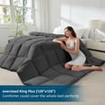 thumbnail image 2 of Edredón STWIENER Soft Oversize King Plus 120 x 128 cm, color gris, 2 of 8