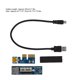 thumbnail image 4 of Pci Extender Pci Extender Pcb Negro Pci E 1X Cable de Extensión Cable Riser Card Power Usb Extender 30Cm Negro, 4 of 8
