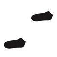 thumbnail image 1 of Minnieouse 1 par de calcetines para hombre, transpirables, informales, deportivos, suaves, calcetines tobilleros para niños, mezcla de algodón, accesorio Negro 2piezas Minnieouse CBP010575, 1 of 5
