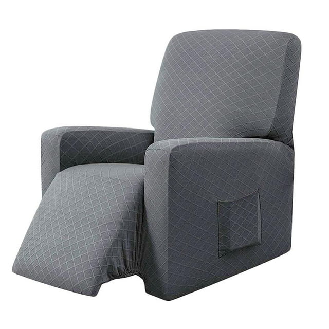 GUOOL Housses de Meubles de Canapé Jetés de Canapé Housse Extensible avec Télécommande Gris