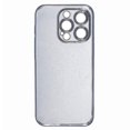 thumbnail image 2 of Funda fina Con purpurina y protector de lente para iPhone 15 Pro Yashi Negro, 2 of 5